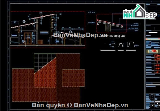 kiến trúc,bản vẽ biệt thư,bản vẽ autocad,full autocad