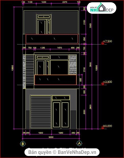 Kết cấu nhà 2 tầng,điện nước Nhà phố 2 tầng,nhà phố 2 tầng 5x18m,phối cảnh nhà phố 2 tầng