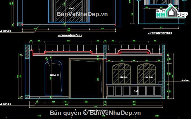 nội thất nhà hàng,file cad nội thất nhà hàng,bản vẽ nội thất nhà hàng