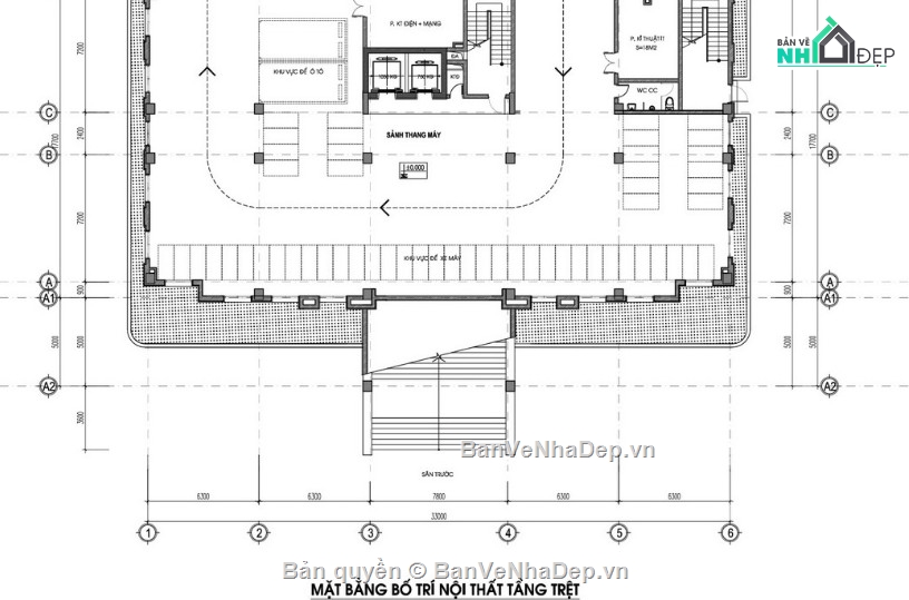 trụ sở bảo hiểm 7 tầng,file cad trụ sở bảo hiểm,trụ sở bảo hiểm cad