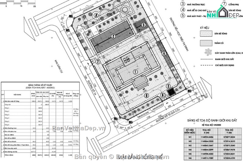 trụ sở bảo hiểm 7 tầng,file cad trụ sở bảo hiểm,trụ sở bảo hiểm cad