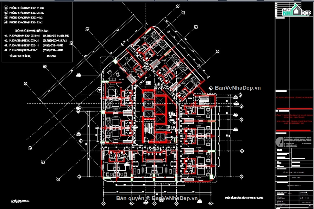 PCCC khách sạn,bản vẽ cad khách sạn cao tầng,thiết kế khách sạn cao cấp,hồ sơ thiết kế khách sạn