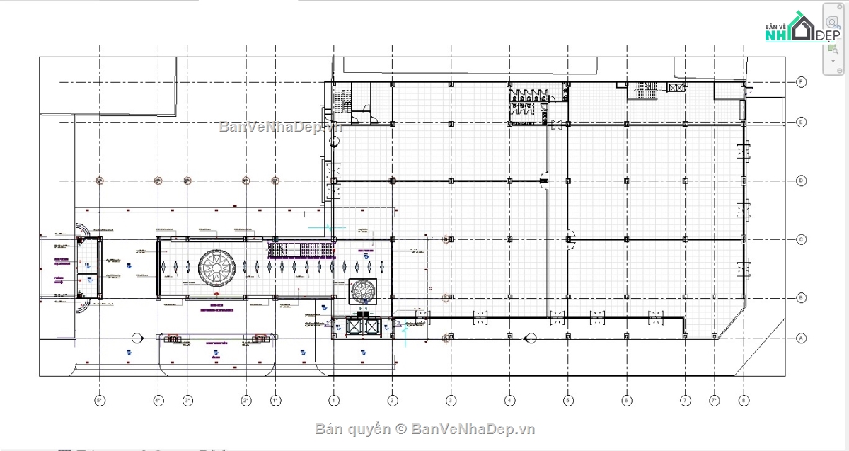 Revit nhà 3 tầng 2 hầm,file revit revit nhà Sơn Nam,Tòa nhà Sơn Nam