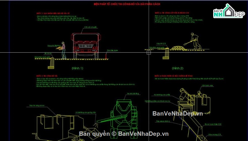 thi công trạm thu phí,trạm thu phí,file cad trạm thu phí