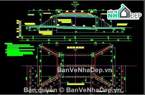 Cầu,Thiết Kế Cầu Dàn,hồ sơ thiết kế,4 phương án