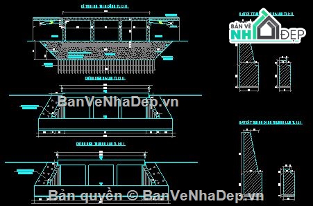 Cầu,CAD,Hồ Sơ Thiết Kế,Cầu Nhịp 9m,4 Phương Án Phổ Biến,Bản Vẽ AutoCAD