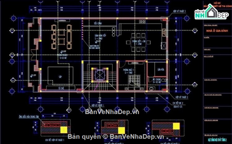 nhà 4 tầng,kiến trúc nhà phố,nhà lô phố,bản vẽ nhà tân cổ điển