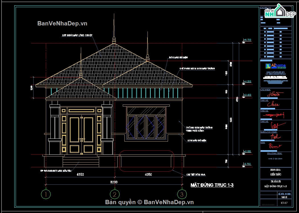 Hồ sơ thiết kế,#Bản vẽ thiết kế,#Nhà 1 tầng mái nhật,#Biệt thự 1 tầng mái nhật,#Nhà mái nhật,#Biệt thự mái nhật