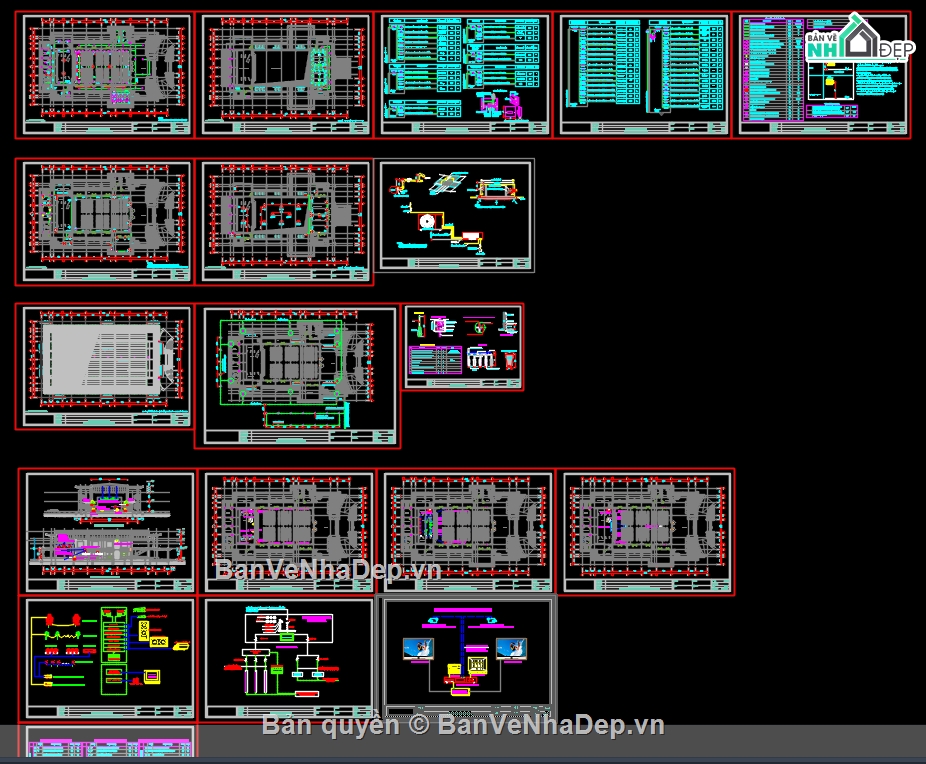 hội trường,nhà truyền thống,thư viện,bản vẽ hội trường 2 tầng,hồ sơ thiết kế hội trường đẹp,hội trường cơ quan