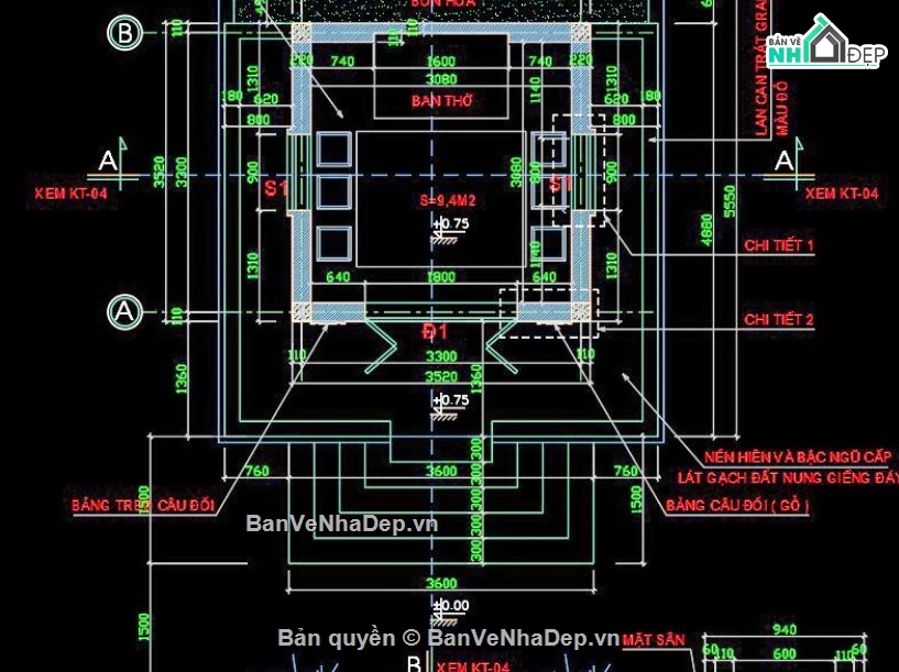 nhà thờ họ,file cad nhà thờ họ,nhà thờ họ file cad