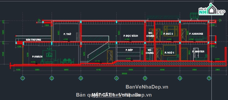 biệt thự vườn,file cad biệt thự vườn,biệt thự vườn file cad