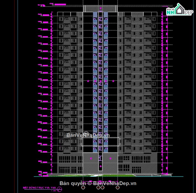 thiết kế chung cư,bản vẽ chung cư,chung cư cao cấp,hồ sơ thiết kế chung cư