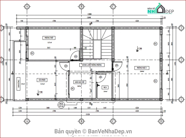 Hồ sơ thiết kế,Thiết kế nhà phố,bản vẽ thi công nhà phố Bắc Ninh