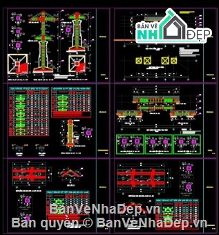 bản vẽ chi tiết cổng trường,bản vẽ cổng trường đẹp,cổng trường