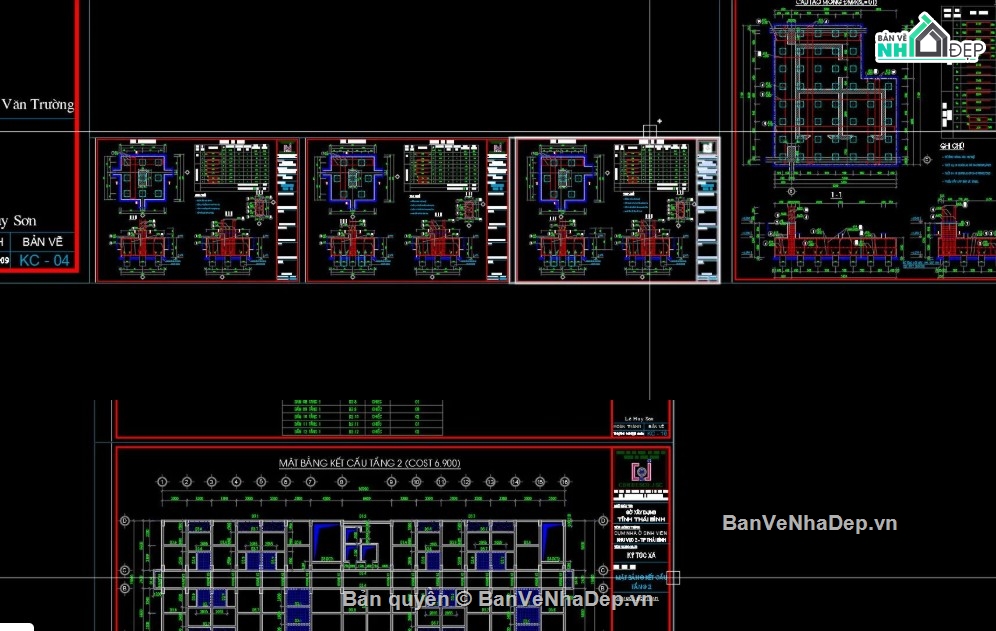 ký túc xá 8 tầng,file cad ký túc xá 8 tầng,bản vẽ ký túc xá