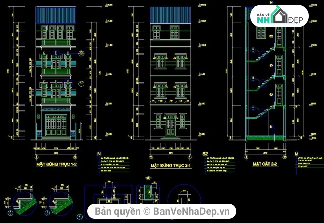 Nhà phố 5x20m,Nhà phố 4 tầng,mẫu nhà phố liền kề