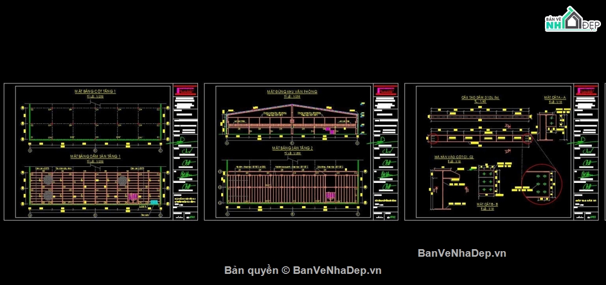 Hồ sơ bản vẽ kiến trúc và kết cấu nhà xưởng thép 5,bản vẽ nhà xưởng,kết cấu nhà thép,Bản vẽ nhà xưởng 50x100m,Hồ sơ thiết kế nhà xưởng 50x100m