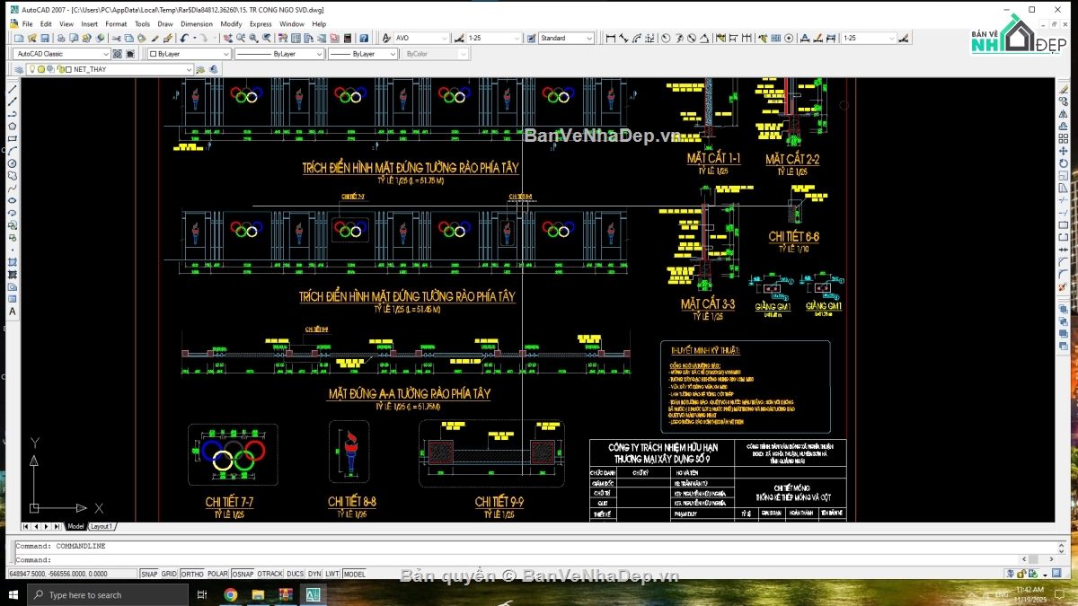 cổng tường rào,file cad cổng tường rào,cad cổng tường rào