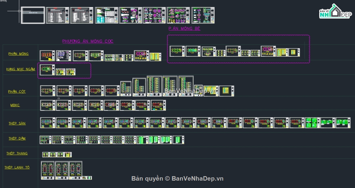 Cad nhà phố 7 tầng,kết cấu nhà phố 7 tầng,File cad nhà phố 7 tầng,cad kết cấu nhà phố