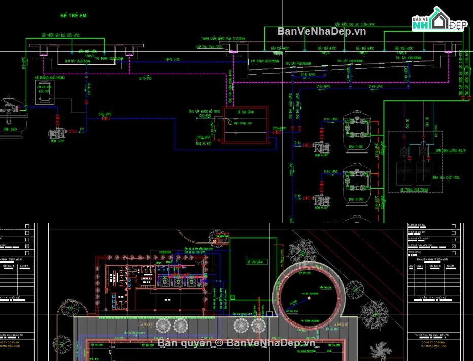 bể bơi 4 mùa,file cad bể bơi 4 mùa,bể bơi 4 mùa vip