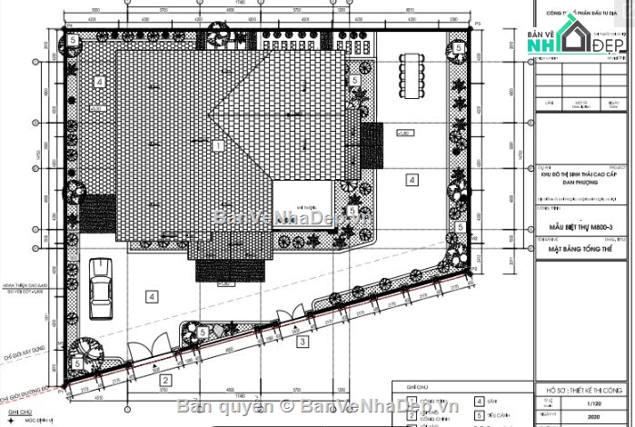 biệt thự 3 tầng,Hồ sơ thiết kế,kiến trúc 3 tầng