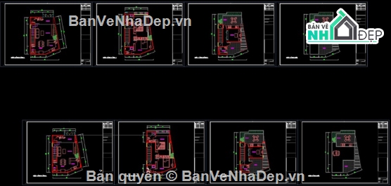 nhà phố 2.5 tầng,cad nhà phố 2.5 tầng,file cad nhà phố 2.5 tầng