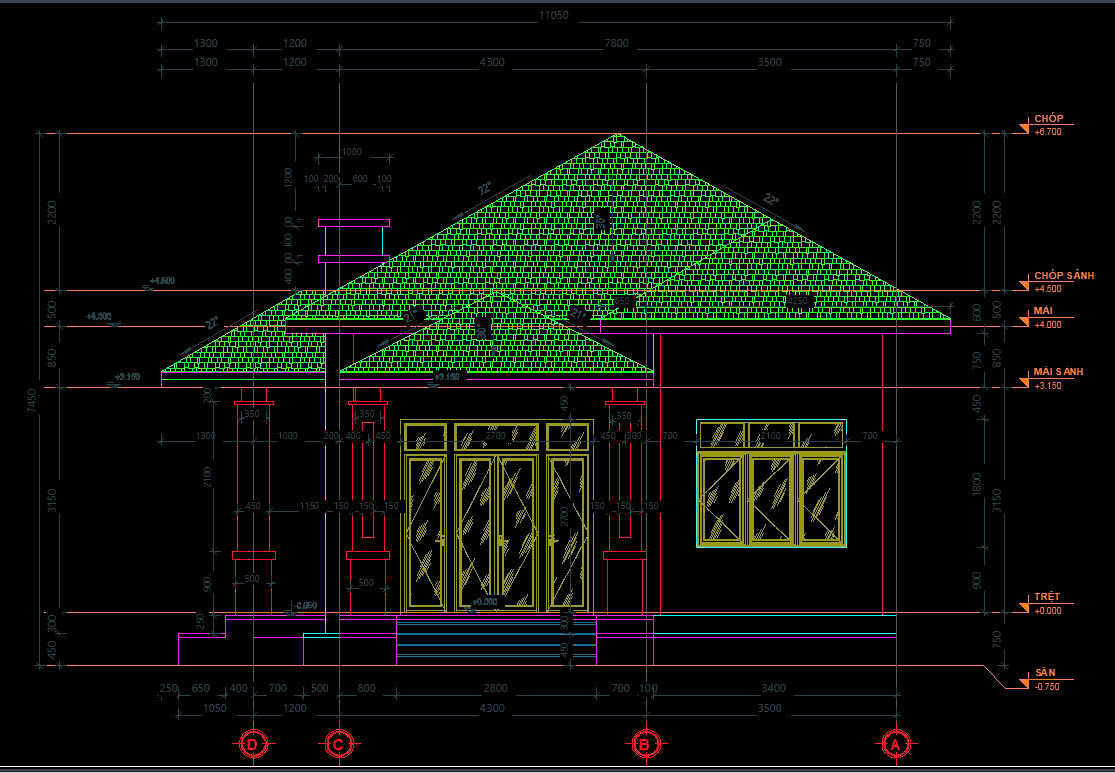 #Hồ sơ thiết kế,#Bản vẽ thiết kế,#Nhà 1 tầng mái nhật,#Biệt thự 1 tầng mái nhật,#Nhà mái nhật,#Biệt thự mái nhật
