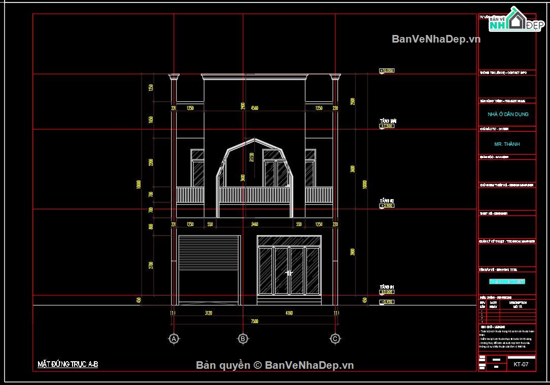 Hồ sơ thiết kế,#Bản vẽ thiết kế,Nhà phố 2 tầng hiện đại,Nhà phố hiện đại,#Nhà phố 2 tầng,#Nhà phố 2 tầng 7.5mx20m