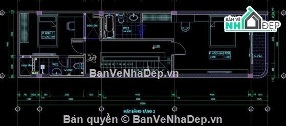 Nhà phố 4 tầng,Nhà phố,file cad nhà phố 4 tầng,bản vẽ nhà phố 4 tầng