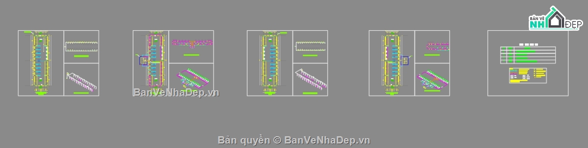 nhà tập bắn,nhà tập bắn file cad,thiết kế nhà tập bắn