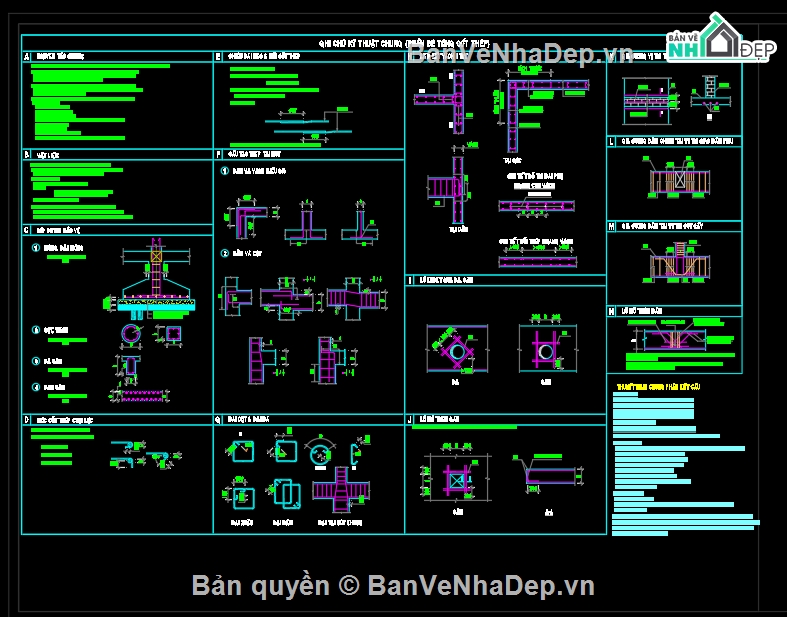 nhà tập bắn,nhà tập bắn file cad,thiết kế nhà tập bắn