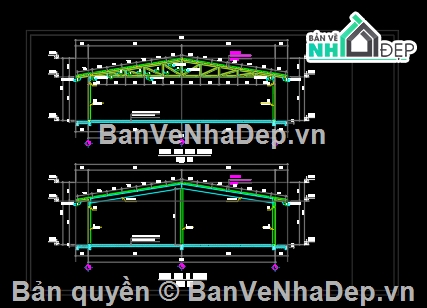 nhà tập bắn,nhà tập bắn file cad,thiết kế nhà tập bắn