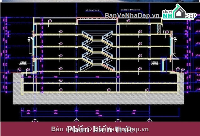 bản vẽ thiết kế tttm đẹp,file thiết kế tttm 4 tầng,trung tâm thương mại