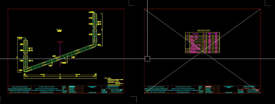 Bản vẽ mố cầu chéo góc,Bản vẽ mố cầu hình chữ U góc xiên,Bản vẽ mố chữ U lệch góc