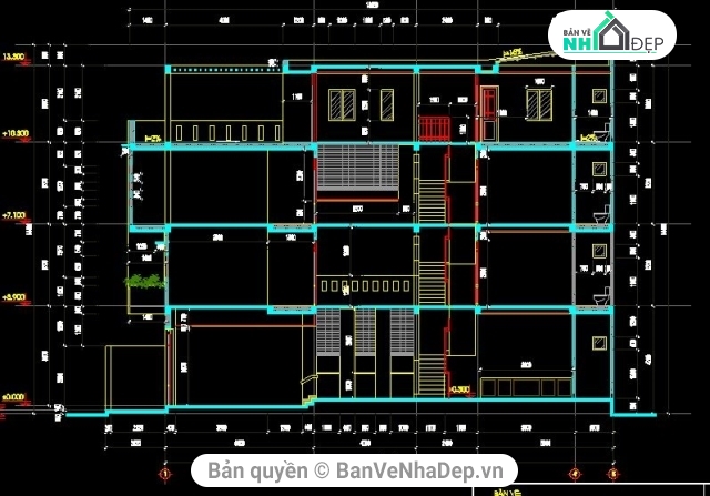 nhà dân dụng,Kiến trúc nhà dân,mẫu nhà dân 4 tầng,nhà 4 tầng đẹp