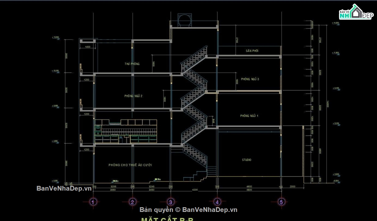 bản vẽ nhà phố lệch tầng,nhà lệch tầng 4.2x16m,thiết kế nhà phố 4 tầng,nhà phố 4 tầng