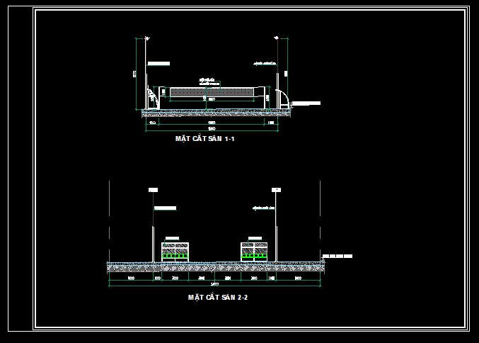 file cad,sân bóng chuyền,ngoài trời