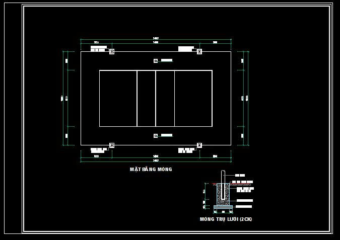file cad,sân bóng chuyền,ngoài trời