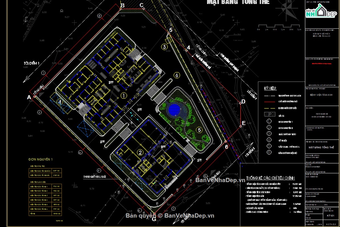 bản vẽ bệnh viện đa khoa,thiết kế bệnh viện,BVTC bệnh viện,bản vẽ bệnh viện tâm anh