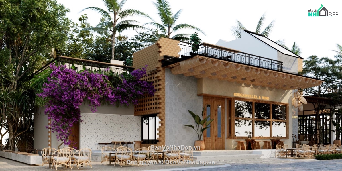 kiến trúc quán cafe,kiến trúc sân vườn,nội thất quán cafe,mẫu quán cafe đẹp