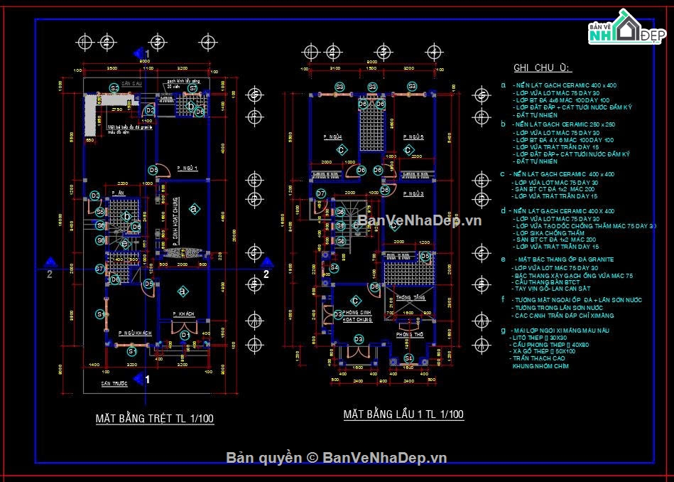 bản vẽ biệt thự phố 8x16m,biệt thự phố 3 tầng,bản vẽ biệt thự 3 tầng 8x16,biệt thự mặt tiền 8m,bản vẽ nhà 3 tầng 8x16m