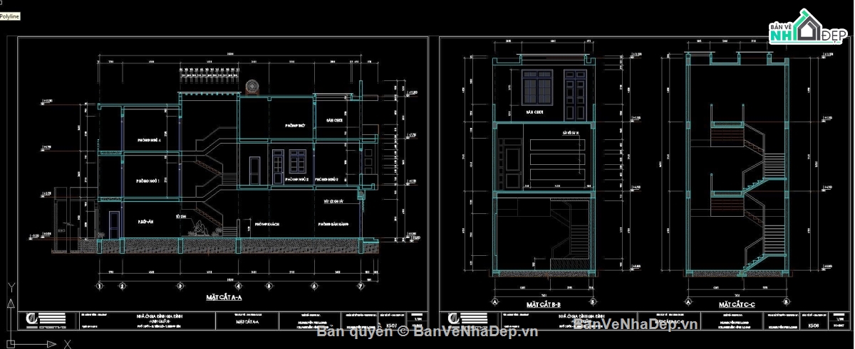 bản vẽ kiến trúc nhà phố 3 tầng,nhà phố 3 tầng 5x20m,thiết kế nhà 3 tầng 5x20m,bản vẽ nhà mặt tiền 5m,nhà ống 3 tầng 5x20m