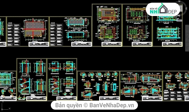 hồ sơ thi công chi cục thuế,Chi cục thuế 3 tầng,bản vẽ tòa nhà chi cục thuế,tòa nhà chi cục thuế 18.7x25.2m,thiết kế tòa nhà chi cục thuế