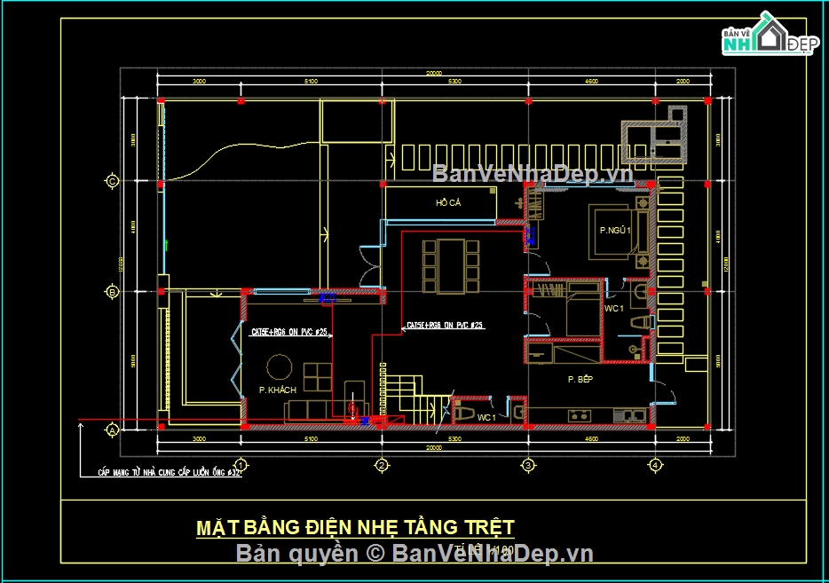 bản vẽ ME biệt thự,Bản vẽ me villa,điện nước Villa,ME biệt thự