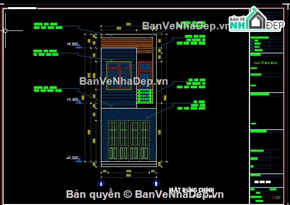 Nhà phố 2 tầng,Bản vẽ Nhà phố 2 tầng,File cad Nhà phố 2 tầng,Mẫu bản vẽ Nhà phố 2 tầng,Nhà phố 2 tầng Cad