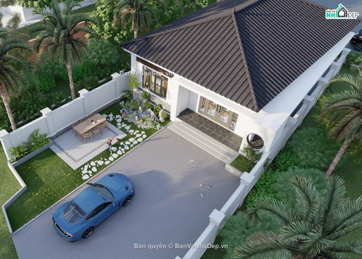 thiết kế nhà vườn,file sketchup nhà cấp 4 mái nhật,hồ sơ thi công nhà cấp 4,nhà vườn mái nhật,thiết kế nhà cấp 4,nhà cấp 4 mái nhật