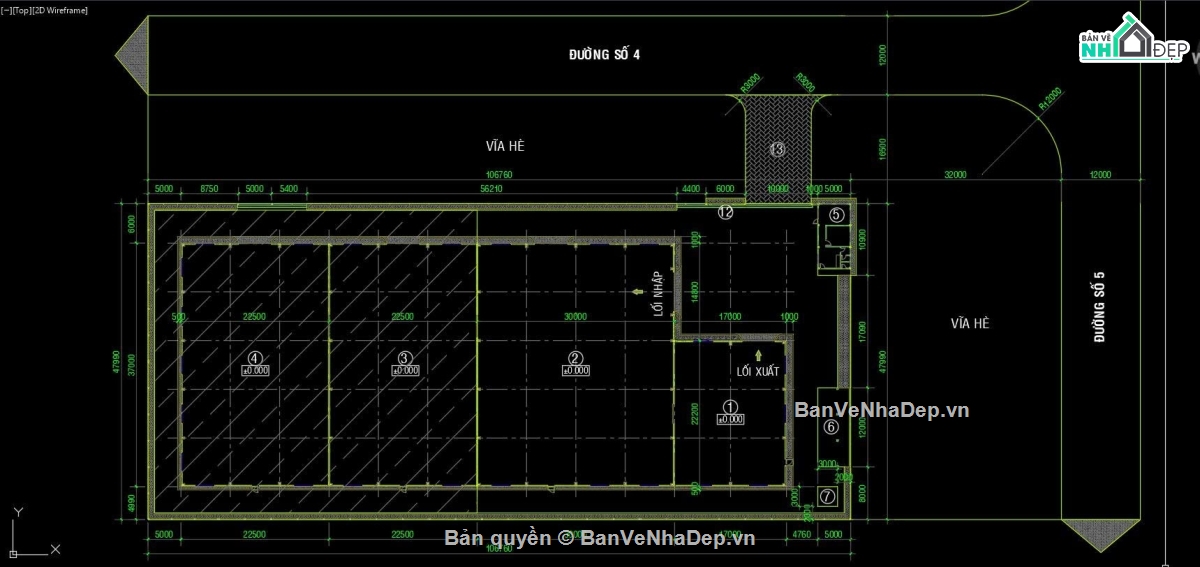 bản vẽ nhà máy 5000m2,bản vẽ nhà xưởng sản xuất,thiết kế 4 nhà xưởng,thiết kế nhà máy nhỏ,hồ sơ thiết kế nhà máy