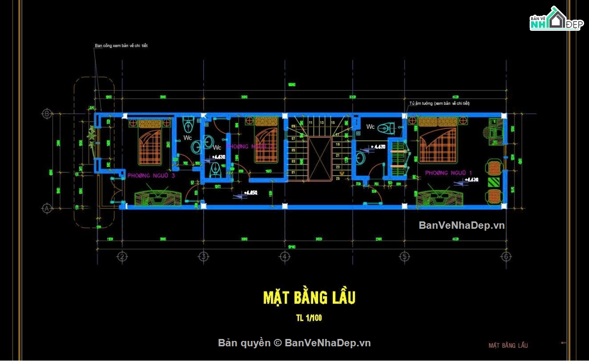 thiết kế nhà phố 4.2x18m,hồ sơ thiết kế nhà phố 2 tầng,bản vẽ kiến trúc nhà phố,nhà phố 2 tầng,file cad nhà phố 2 tầng