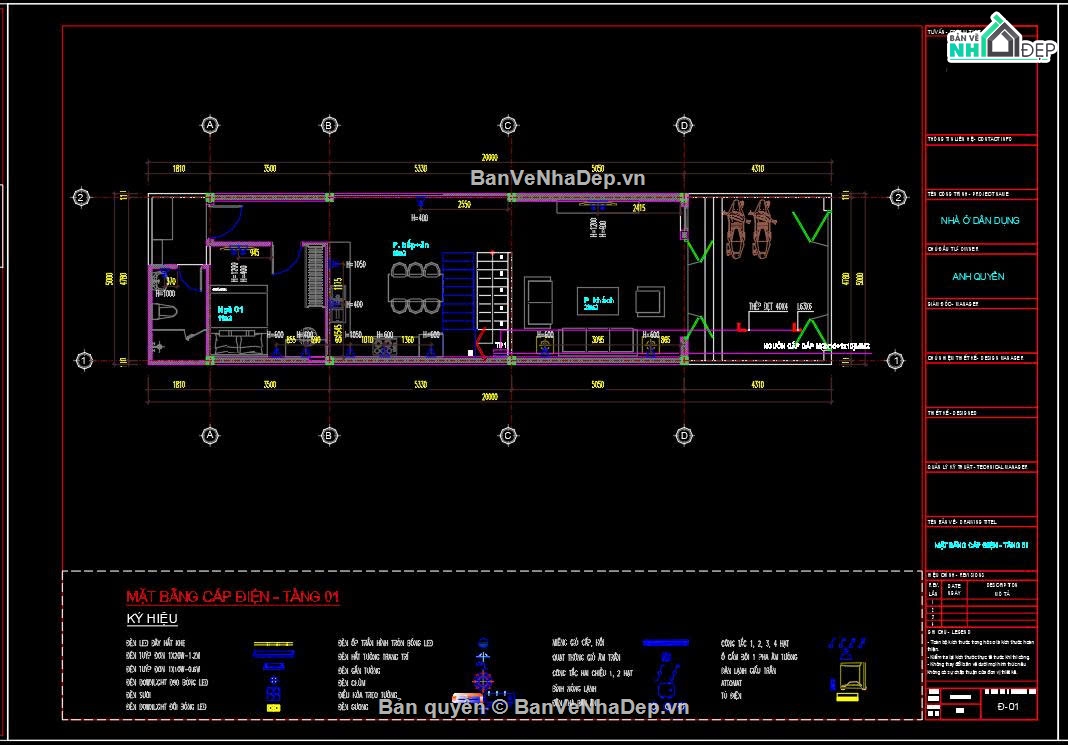 Hồ sơ thiết kế,Bản vẽ thiết kế,Nhà phố 2 tầng hiện đại,Nhà phố hiện đại,Nhà phố 2 tầng,Nhà phố 2 tầng 5x20m