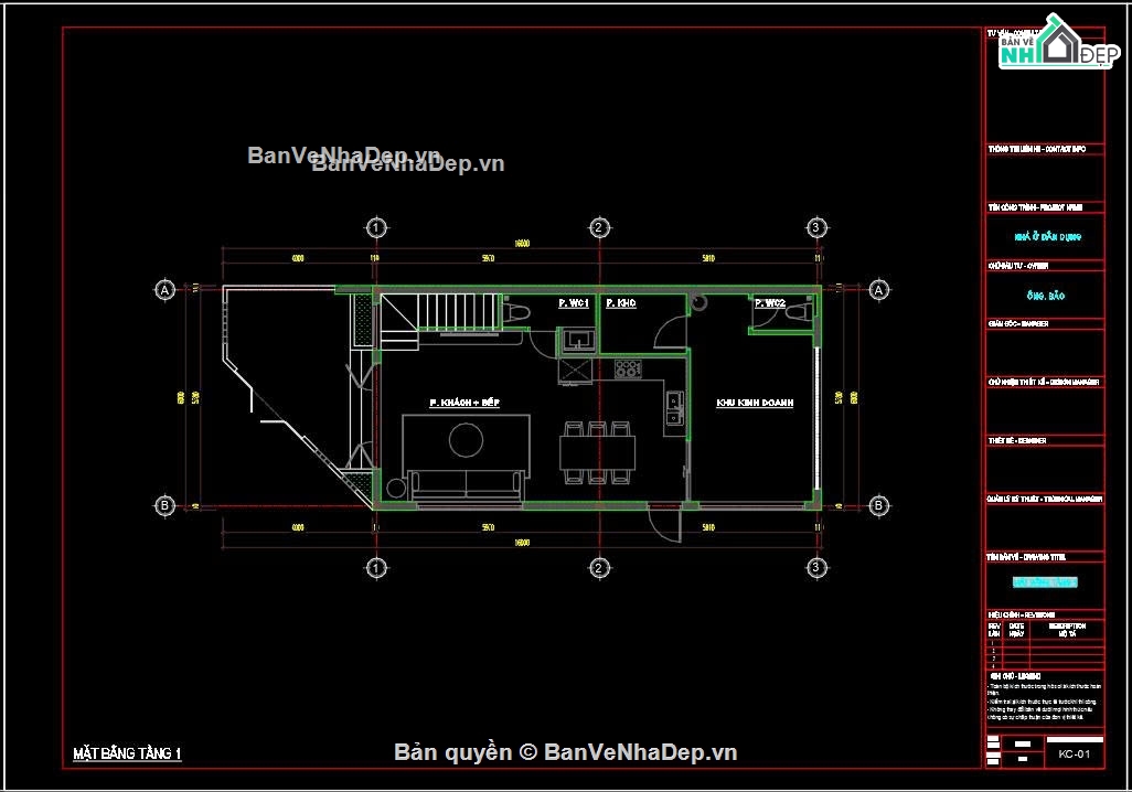 Nhà phố 2 tầng hiện đại,Nhà phố 2 tầng,Nhà phố 2 tầng 6x16m,bản vẽ nhà phố 2 tầng